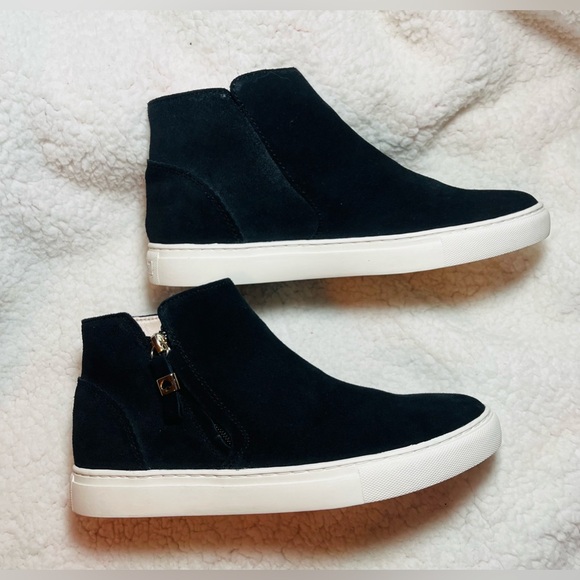 NWOT-Kate Spade ♠️ Harper Suede Casual High Top Sneaker - Picture 2 of 8